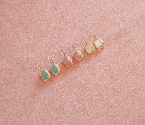 Muse Earrings-Mother of Pearl