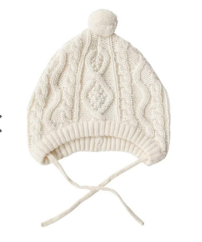 Luna Bonnet Hat-Ivory