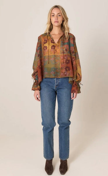 Bohemian Top - Nouveau Floral