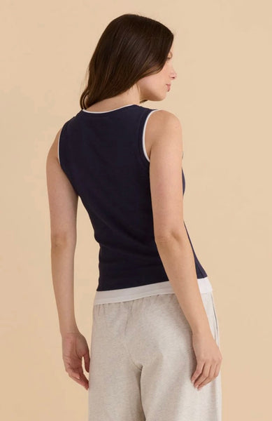 Thea Tank Top - Navy