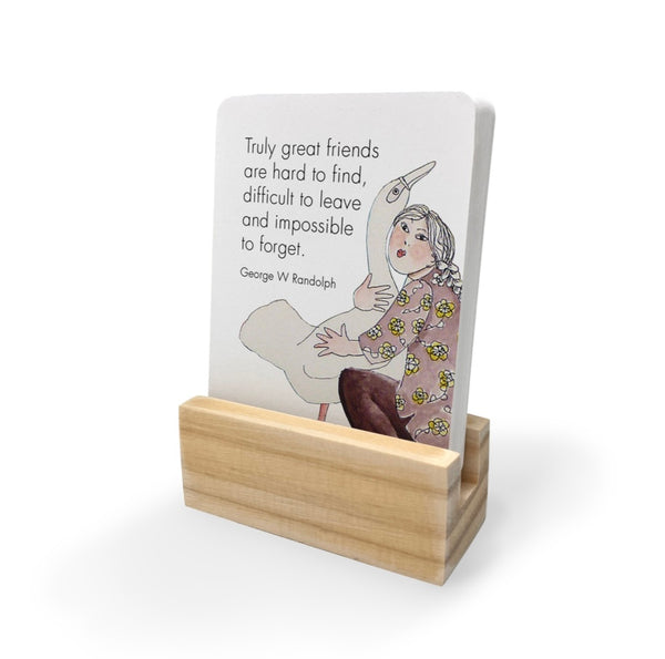 Friendship -24 affirmation cards + stand