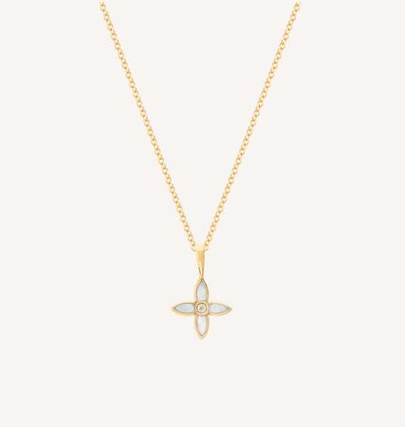 Desert Flower Charm Necklace