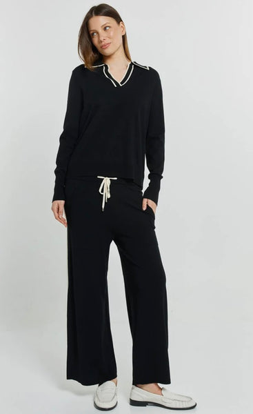 Makenna Knit Pant - Black