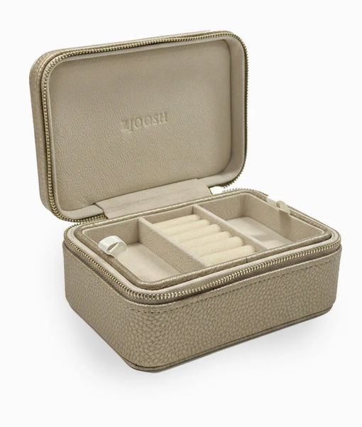 Rectangle Jewellery Case Pebble