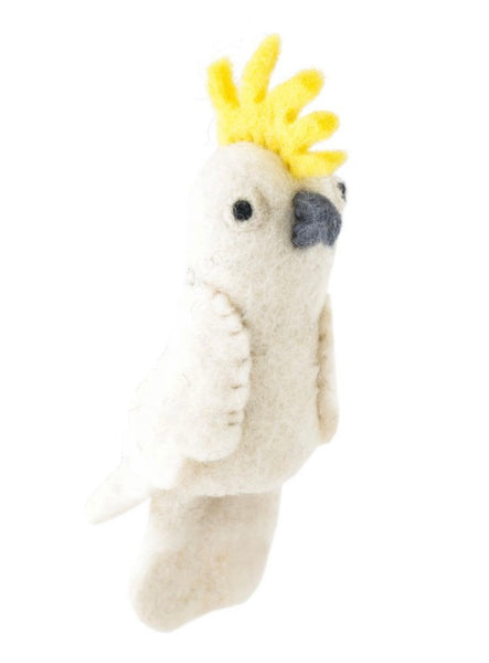 Finger puppet- Cockatoo