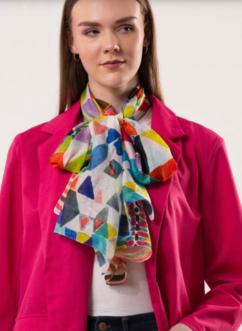 Tessera Kaleidoscope Design Pure Silk