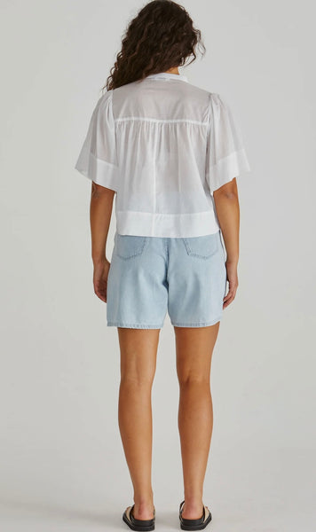 Sabine Denim Shorts - Bleach