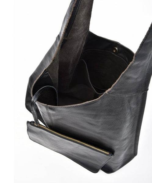 Lynx Metallic Leather Hobo