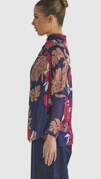 Magnetic Top - Pink Floral