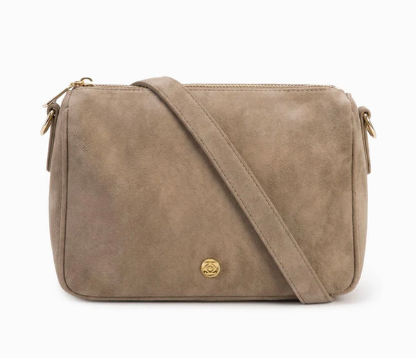 Rumi Eco Suede Bag Tan