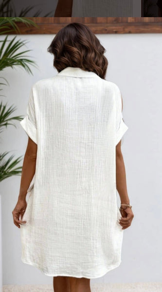 Coconut Button Front Top