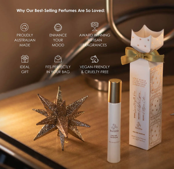 Eau De Parfum | 10ml Lemon Myrtle, Golden Wattle, Poached Pear, Cypress Pine