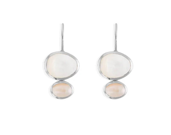 Cubism Earring-White