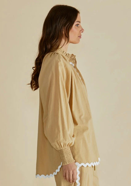 Romi Shirt - Beige Ric Rac