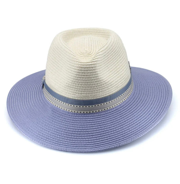 Veneto Fedora - Ivory/ sky