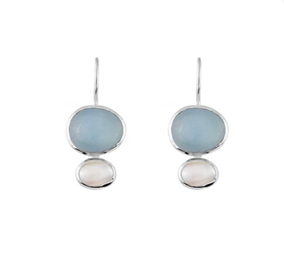 Cubism Earring-Blue
