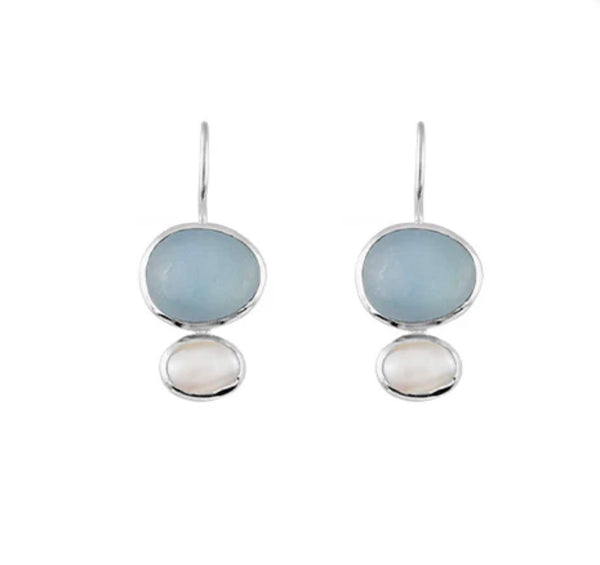 Cubism Earring-Blue