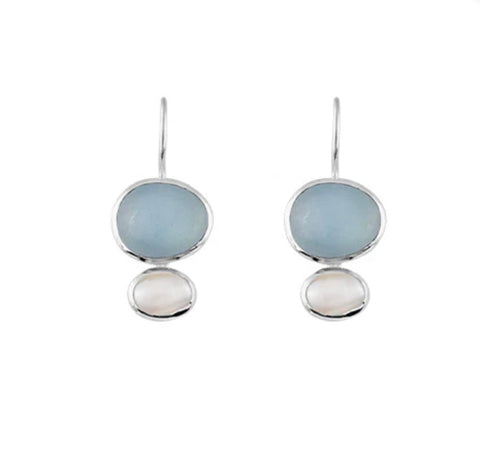 Cubism Earring-Blue
