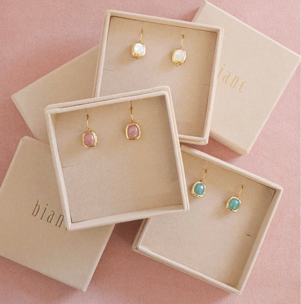 Muse Earrings-Mother of Pearl