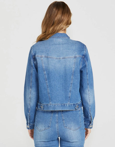 Darcy Denim Jacket-Vintage Wash
