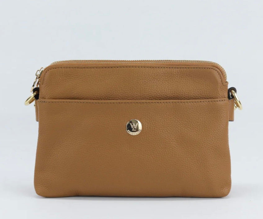 Trisha leather crossbody