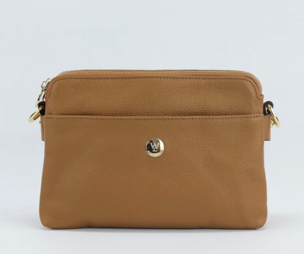 Trisha leather crossbody