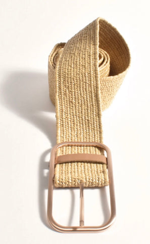 Oval Metal Buckle-Camel