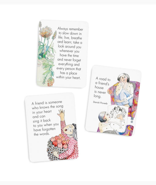 Friendship -24 affirmation cards + stand