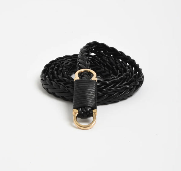 Plaited Thin Waist Belt