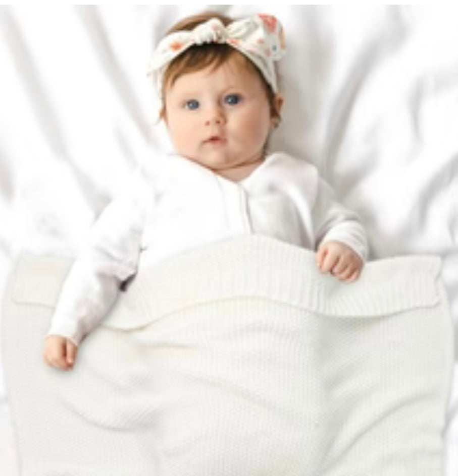 Mini Moss Blanket-Ivory