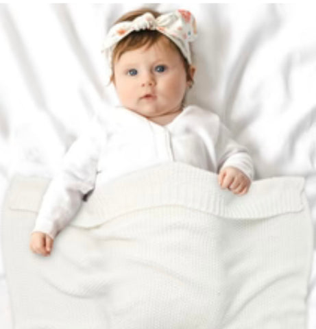 Mini Moss Blanket-Ivory