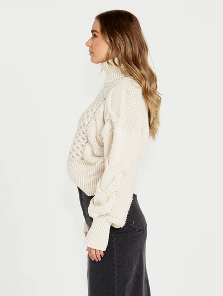 Renn Cable Knit-Cream