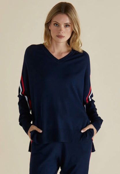 Karina Knit Sweater - Navy
