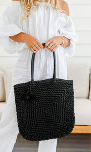 Crochet Bag with Pom Pom