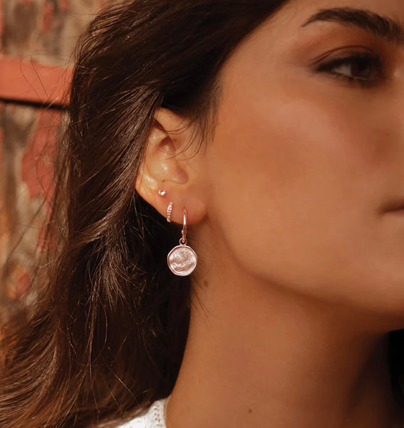 Motherhood Earrings Rose Gold