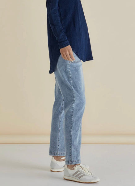 Haven Straight Leg Jean - Light Blue Wash