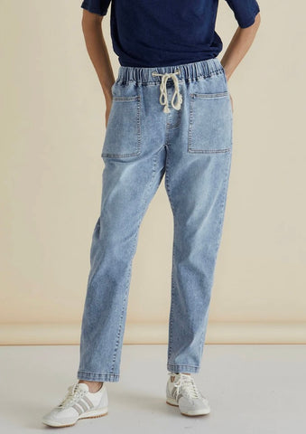Haven Straight Leg Jean - Light Blue Wash