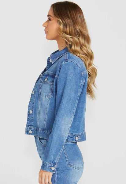 Darcy Denim Jacket-Vintage Wash