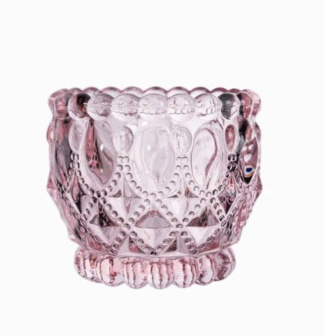 Baroque Tealight Holder Rose