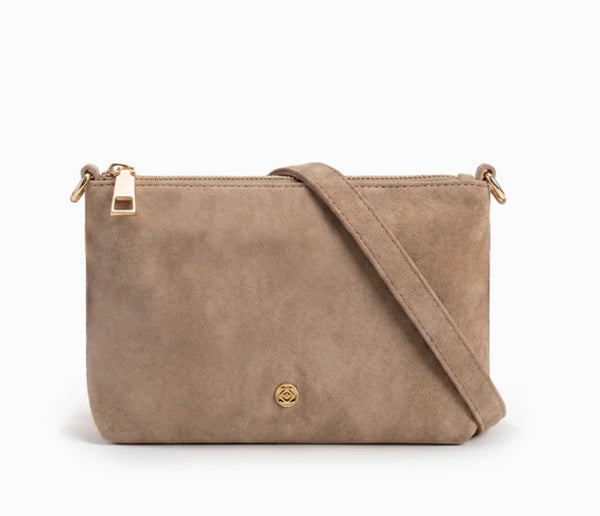 The Sadia Eco Suede Bag Tan