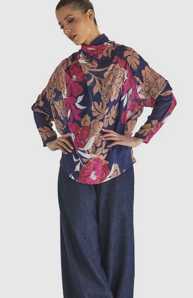 Magnetic Top - Pink Floral