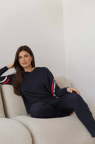 Karina Knit Sweater - Navy