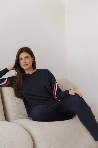 Karina Knit Sweater - Navy