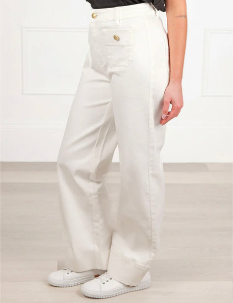 Farrah Denim Jean White