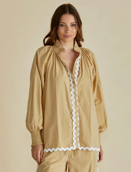 Romi Shirt - Beige Ric Rac
