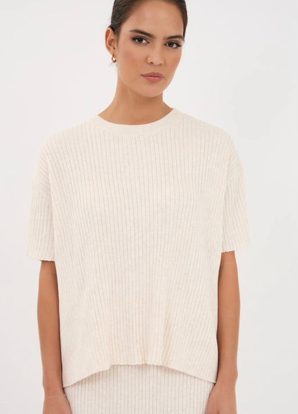 Shani Rib Knit-Oat