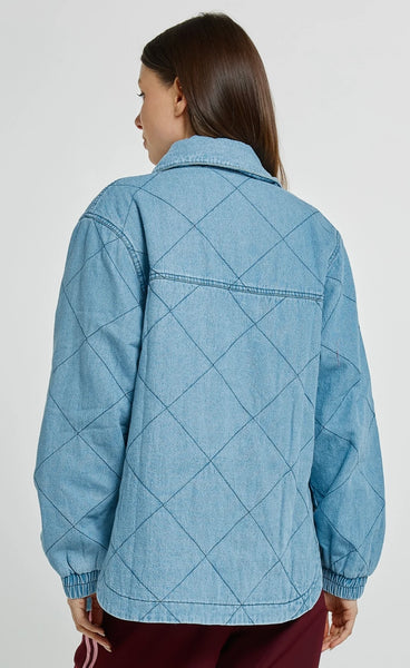 Quest Quilted Jacket m- Blue Wash