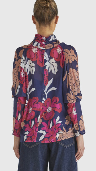 Magnetic Top - Pink Floral