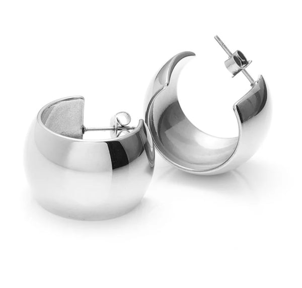 Sunkissed Hoops Silver