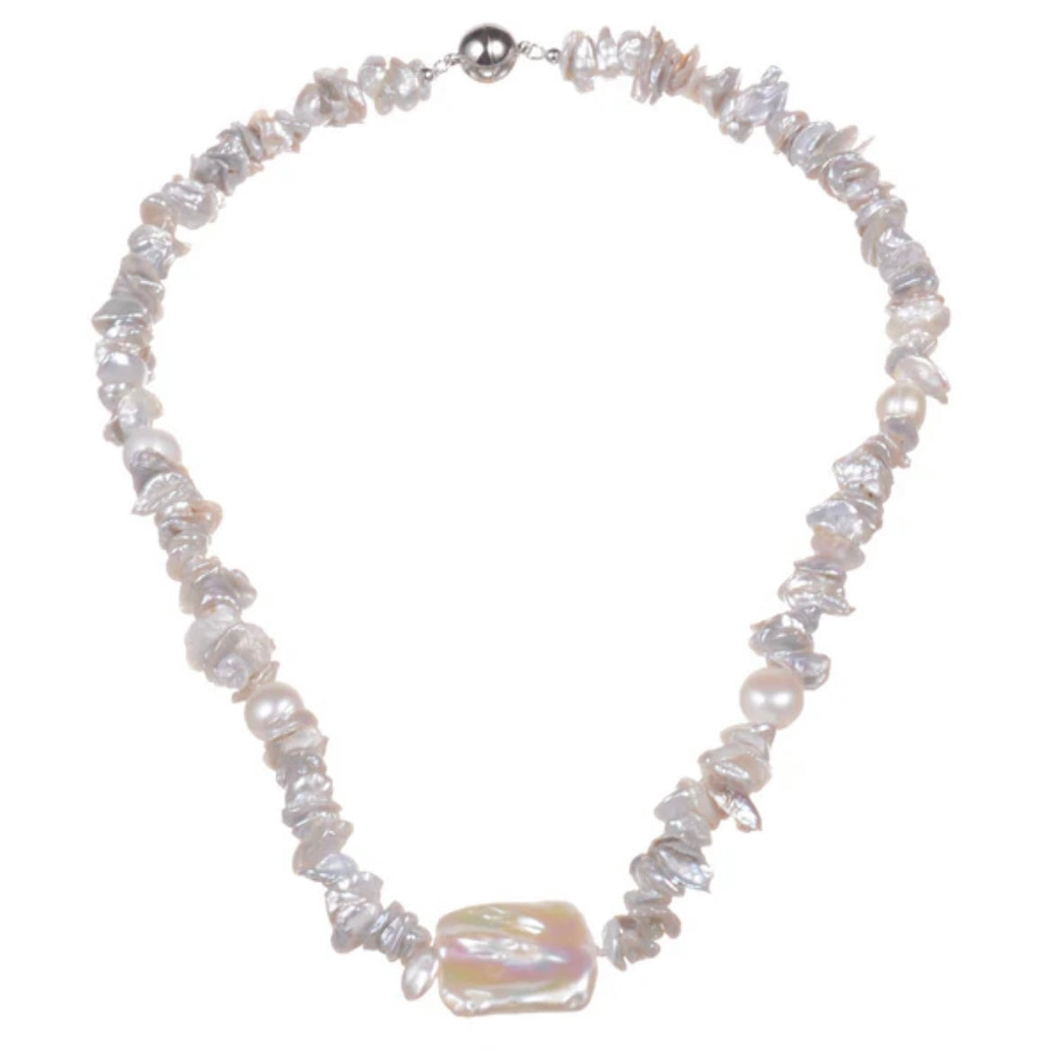 Laguna Necklace-White